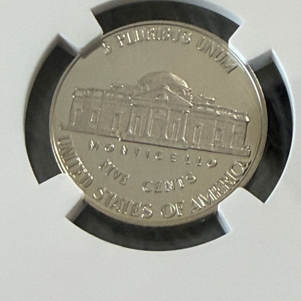 2010 S Jefferson Nickel 5C NGC PF 69 Ultra Cameo Proof US Coin Flag Label - Picture 4 of 5